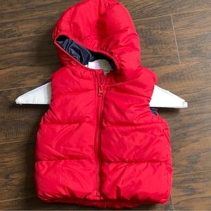 GAP hooded puffy vest